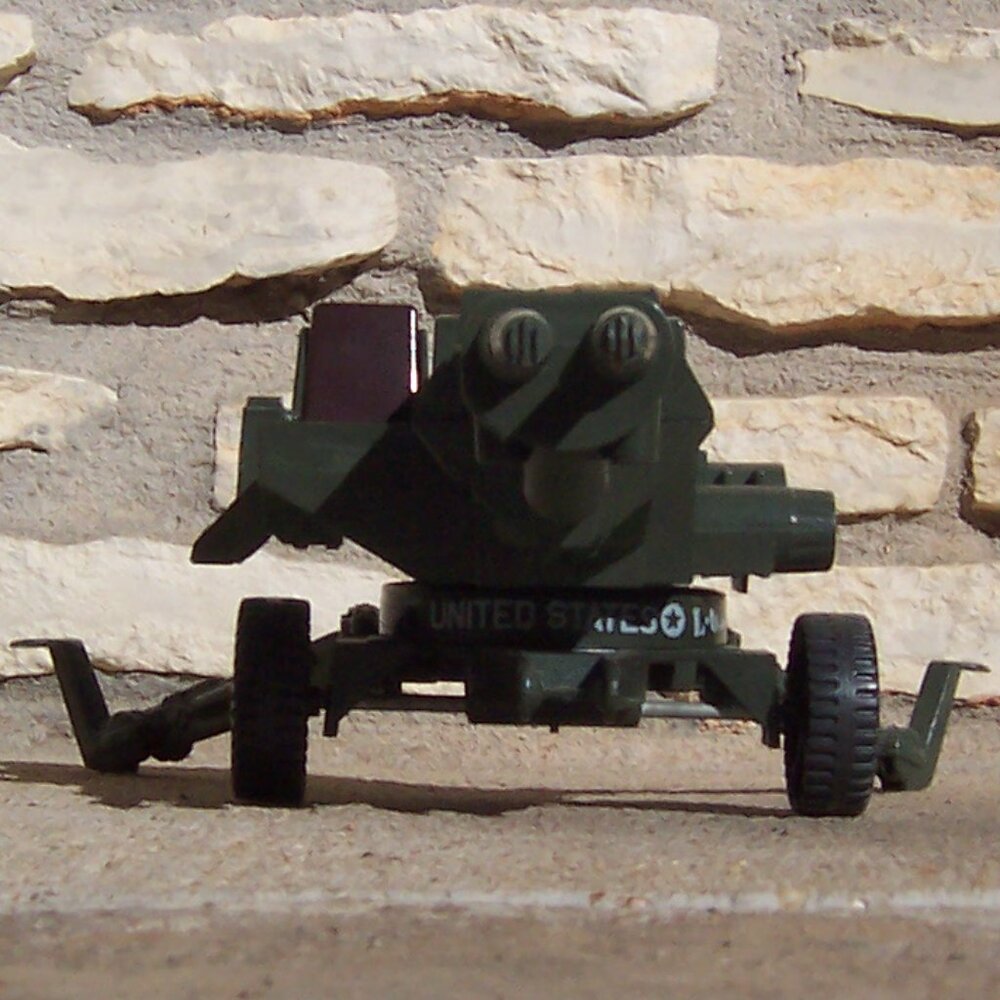 Hasbro G.I. Joe 1982 Heavy Artillery Laser (HAL) Gun on Trailer M3215 Vintage